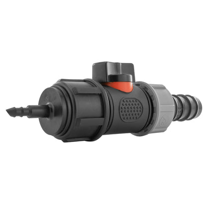 4mm Barb Micro Connector with In-Line BSPM Valve and 20mm Barbed Straight - Best4Trade-Retail Garden watering