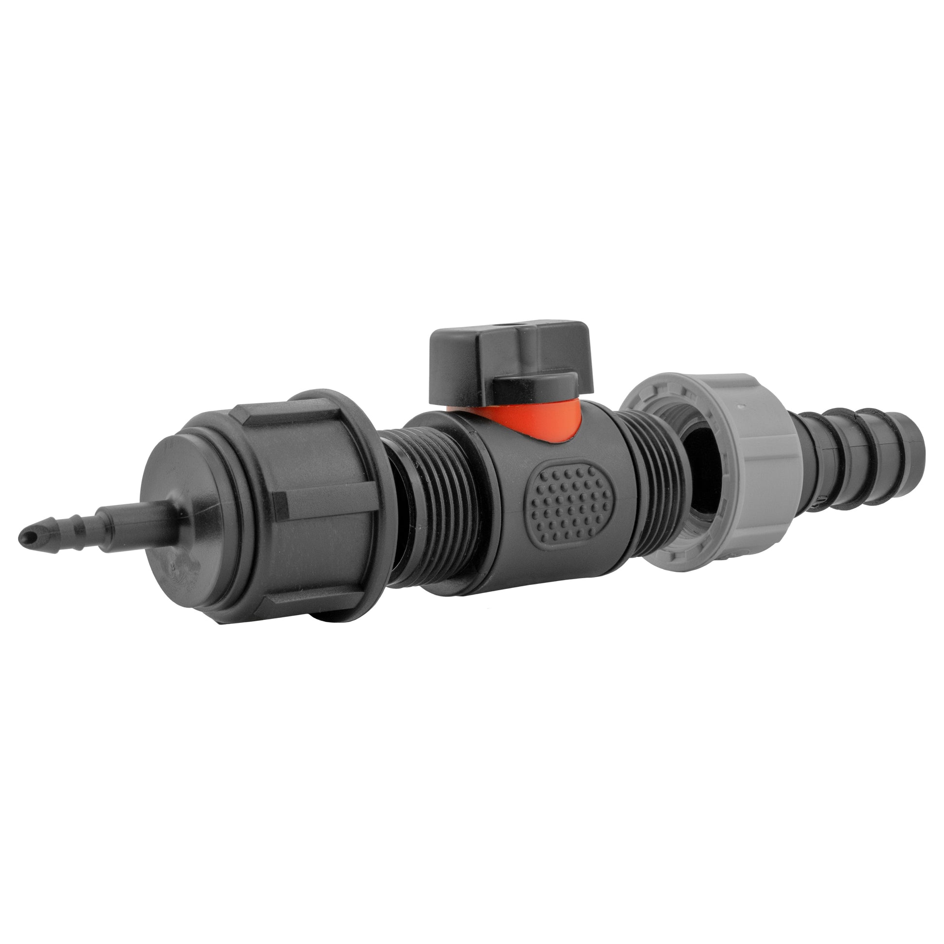 4mm Barb Micro Connector with In-Line BSPM Valve and 20mm Barbed Straight - Best4Trade-Retail Garden watering