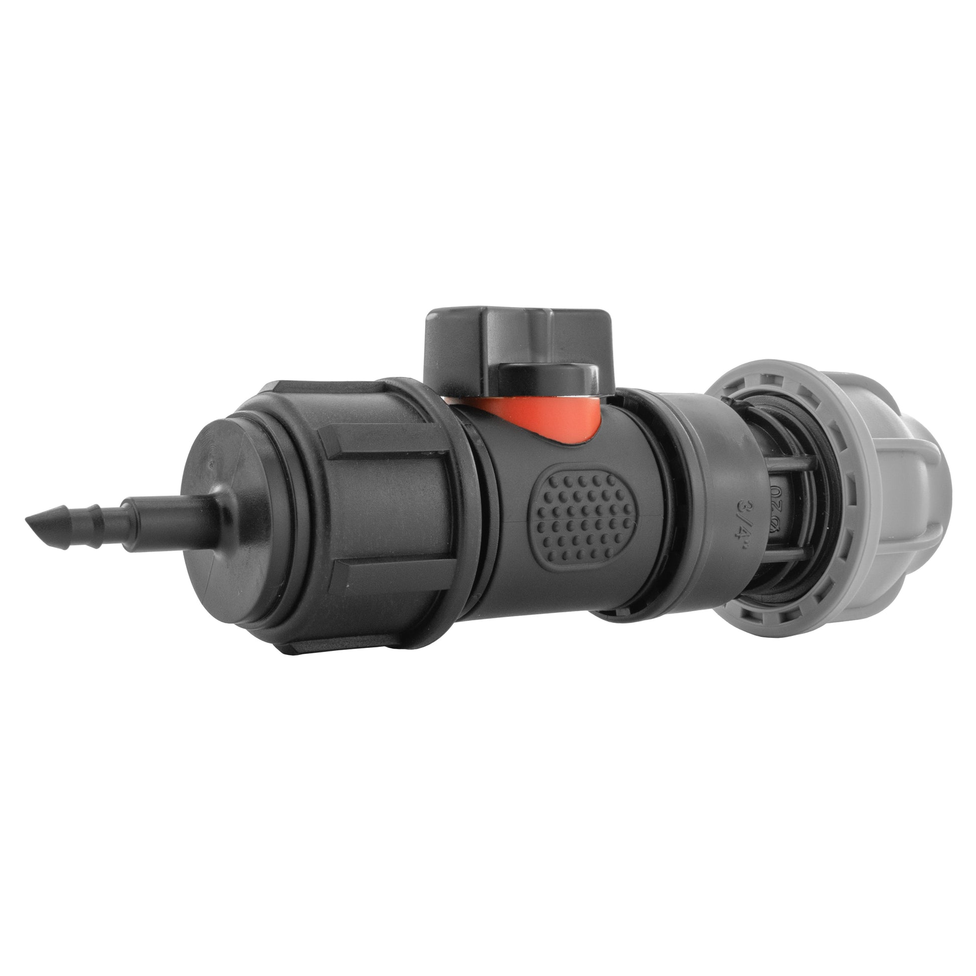 4mm Barb Micro Connector with In-Line BSPM Valve and 20mm MDPE Straight - Best4Trade-Retail Garden watering