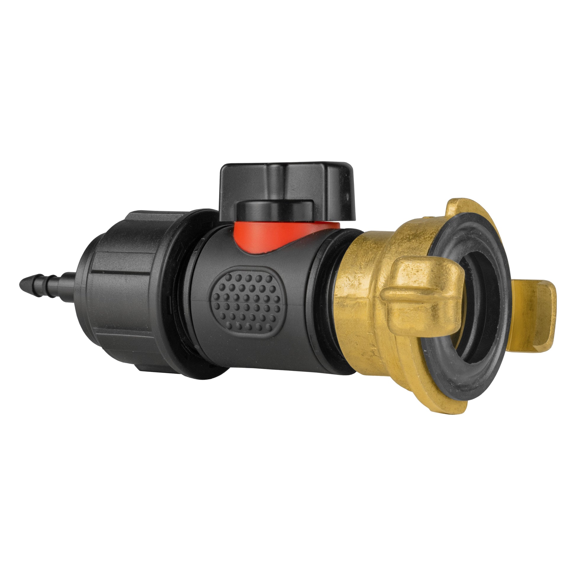 4mm Barb Micro Connector with In-Line BSPM Valve and Geka Type Connector - Best4Trade-Retail Garden watering