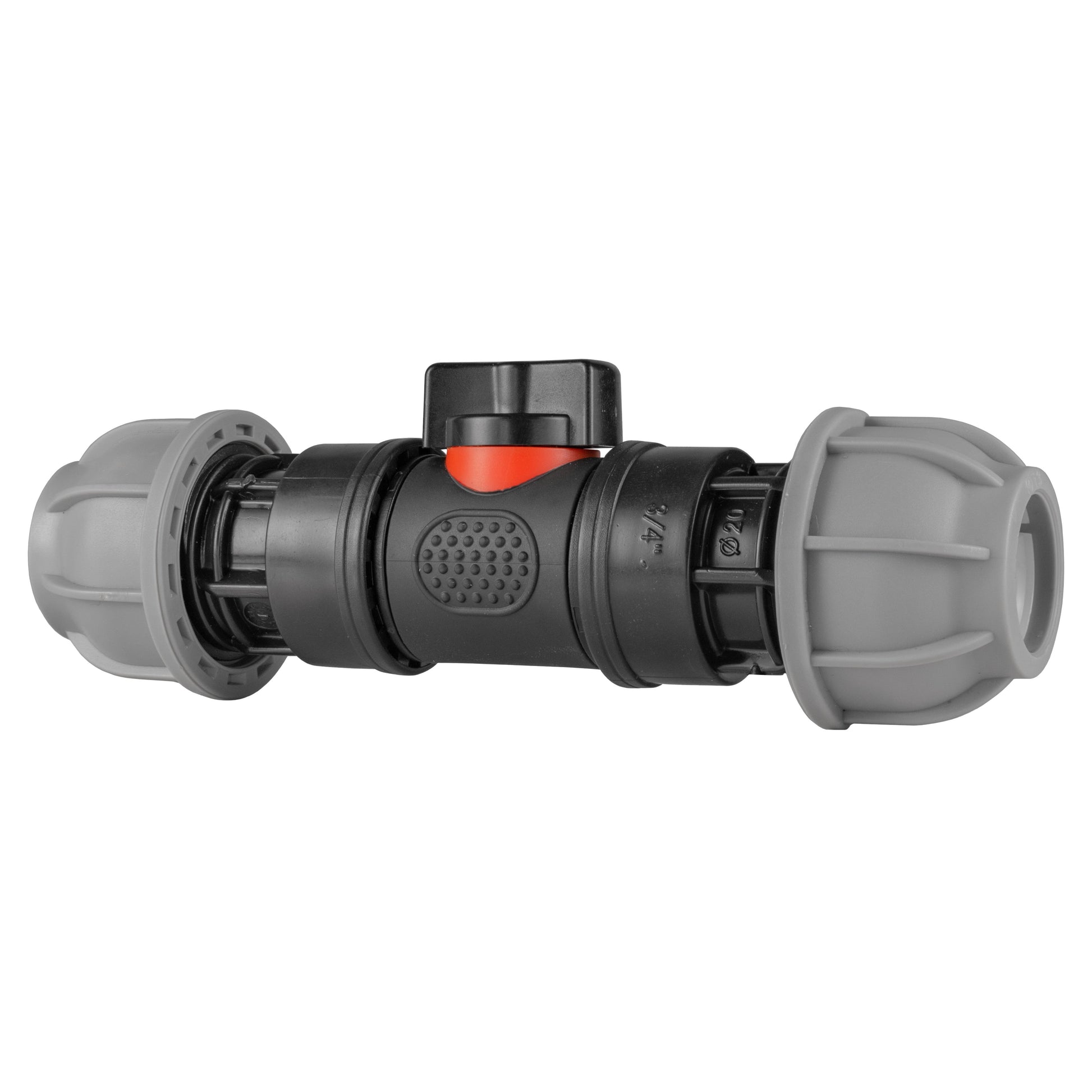 In-Line BSPM Valve with 2 x 20mm MDPE Straight Connectors - Best4Trade-Retail Garden watering