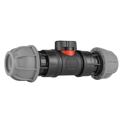 In-Line BSPM Valve with 2 x 20mm MDPE Straight Connectors - Best4Trade-Retail Garden watering