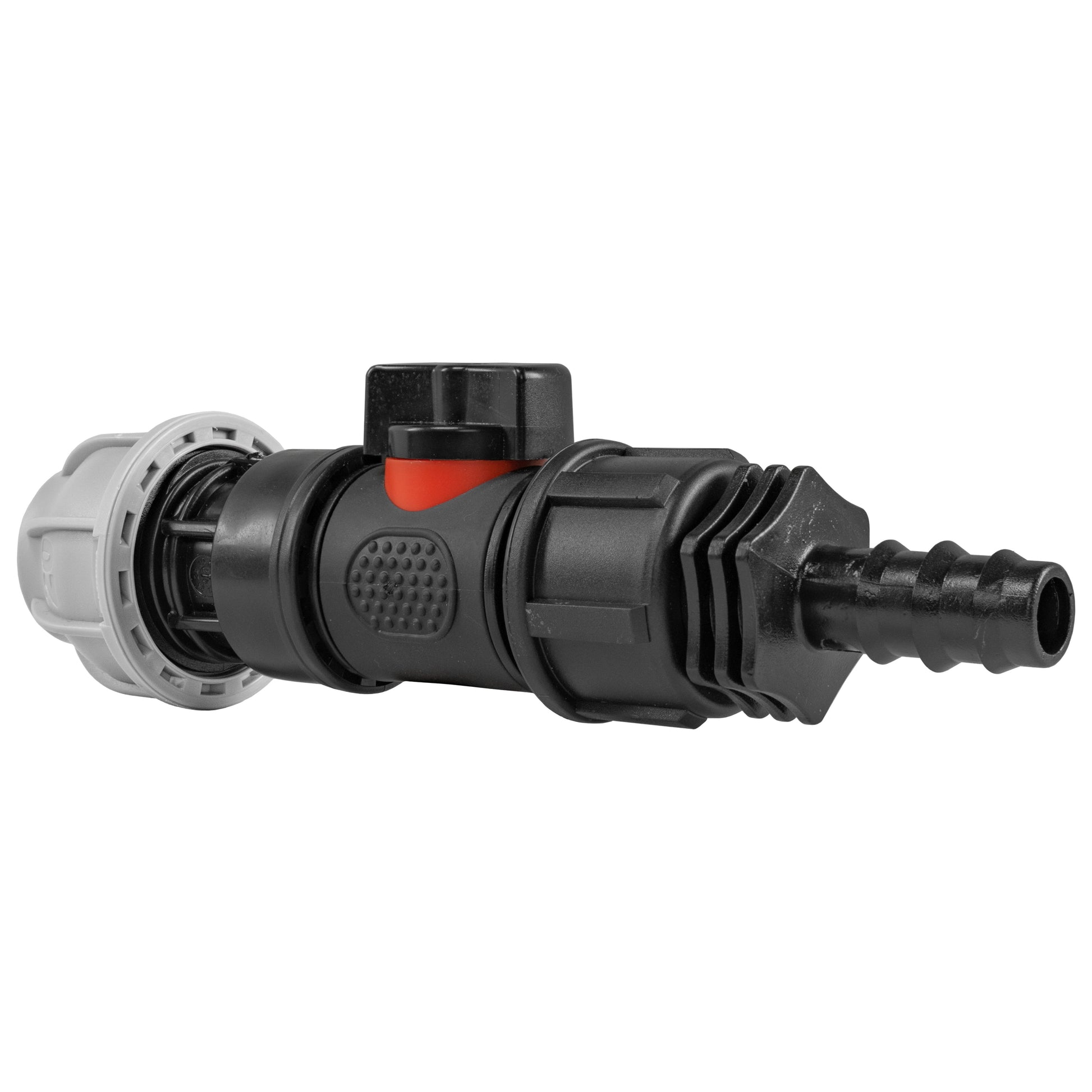 20mm MDPE Straight with In-Line BSPM Valve and 16mm Barbed Straight - Best4Trade-Retail Garden watering