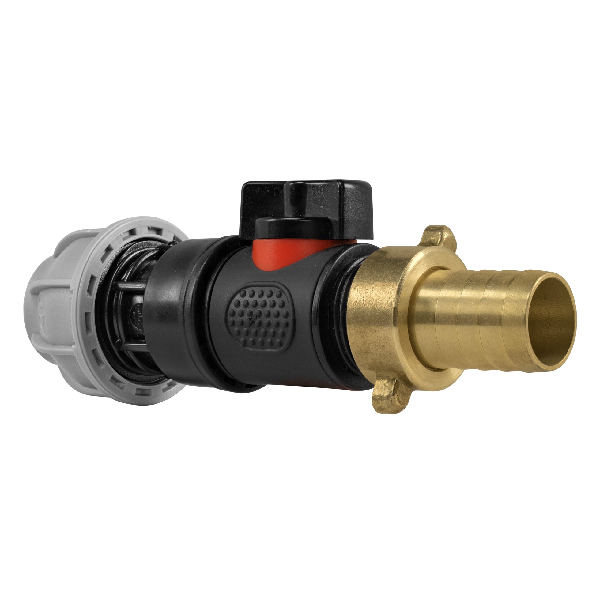 20mm MDPE Straight with In-Line BSPM Valve and 19mm Brass Barb - Best4Trade-Retail Garden watering