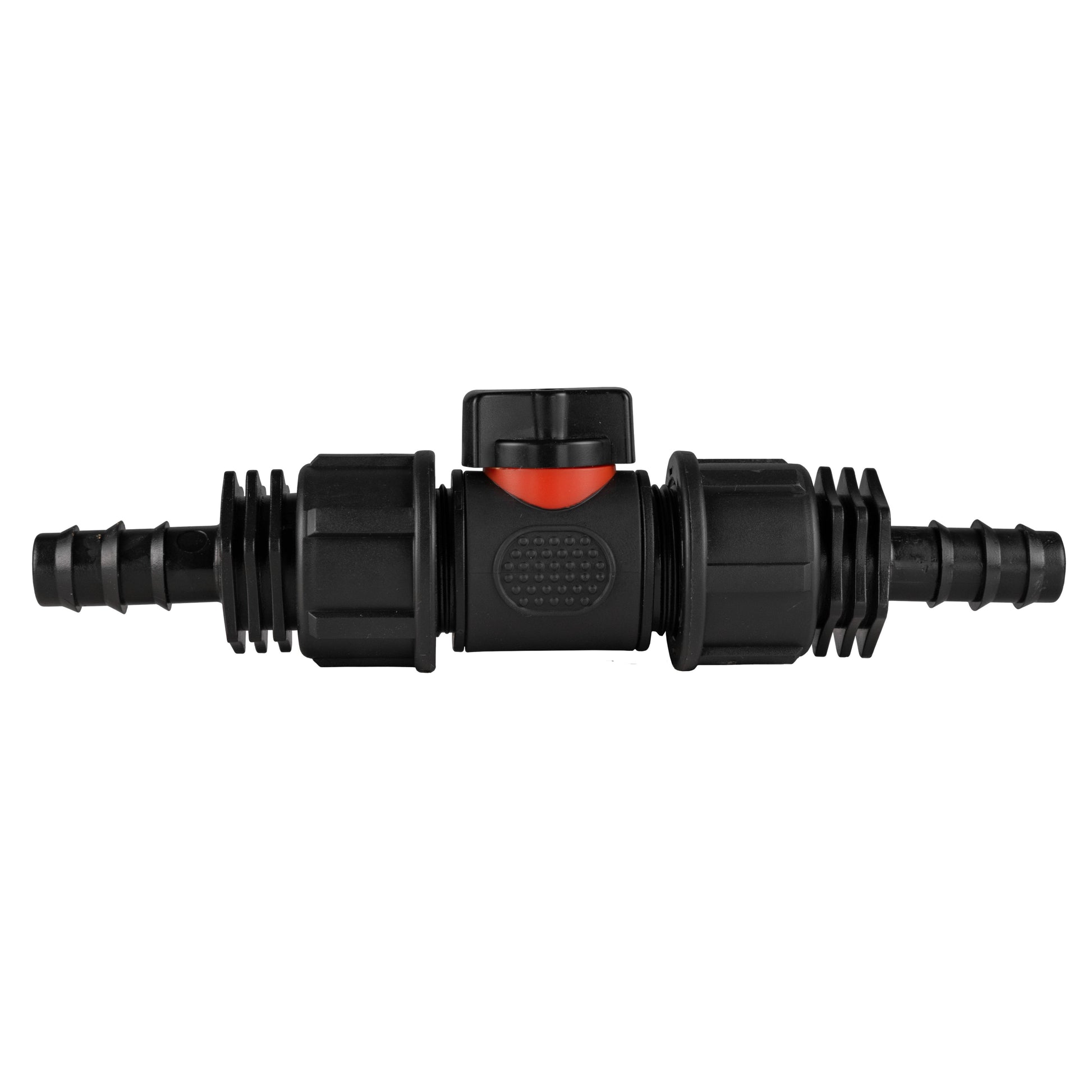 In-Line BSPM Valve with 2 x 16mm Barbed Straight Connectors - Best4Trade-Retail Garden watering