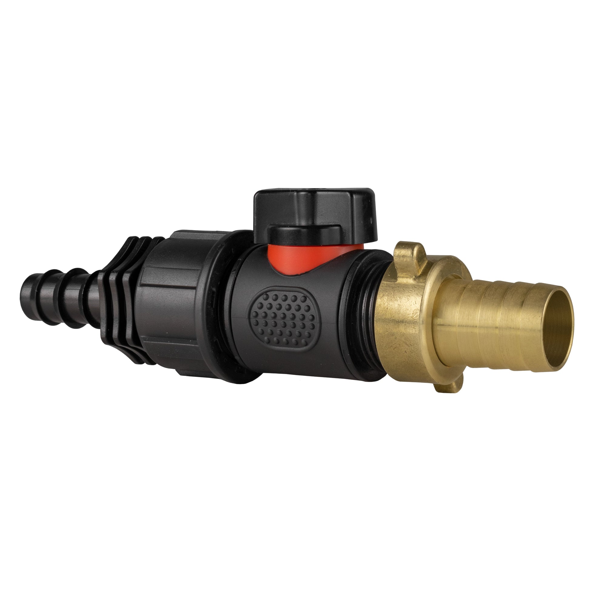 16mm Barbed Straight with In-Line BSPM Valve and 19mm Brass Barb - Best4Trade-Retail Garden watering