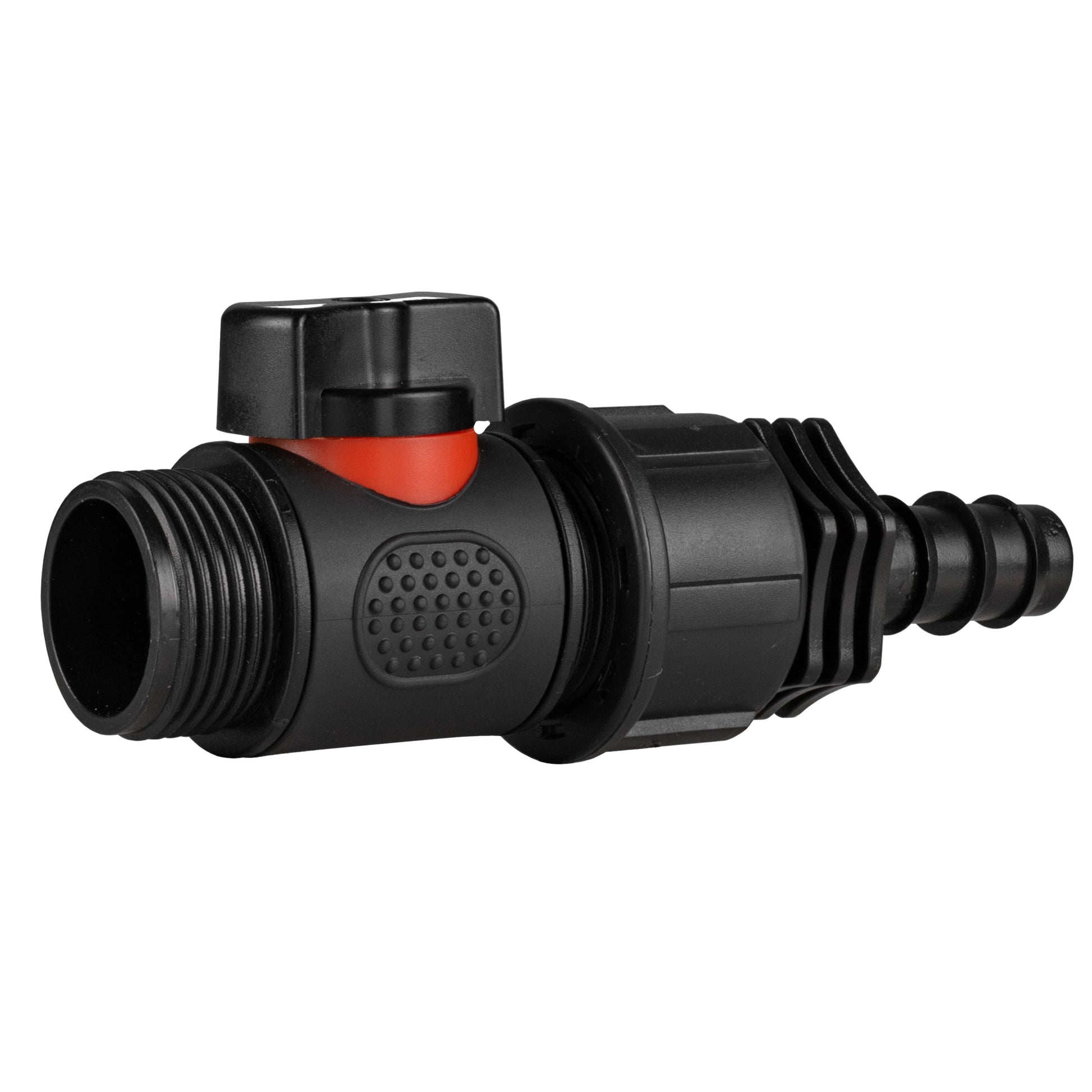 16mm Barbed Straight with In-Line BSPM Threaded Valve - Best4Trade-Retail Garden watering