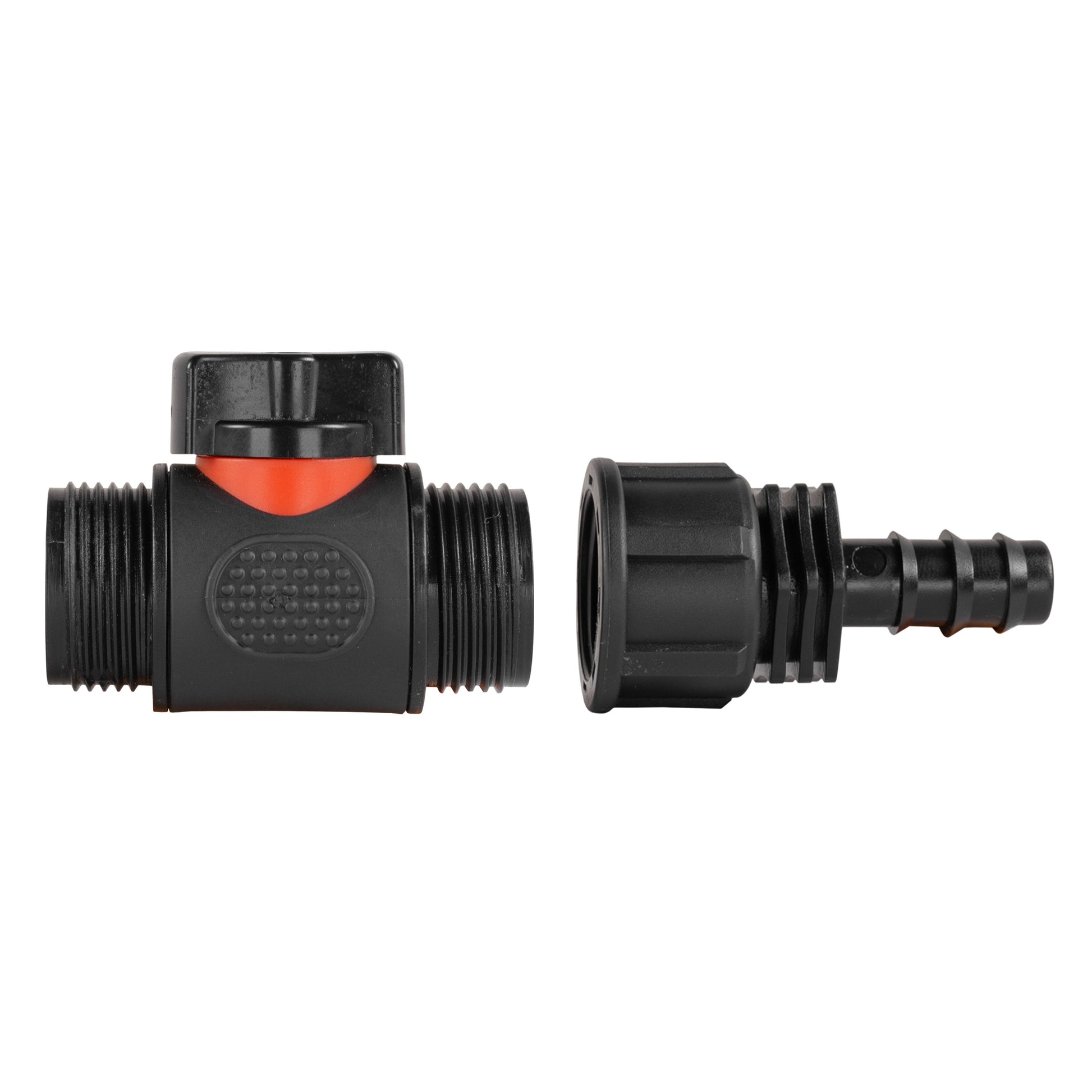 16mm Barbed Straight with In-Line BSPM Threaded Valve - Best4Trade-Retail Garden watering