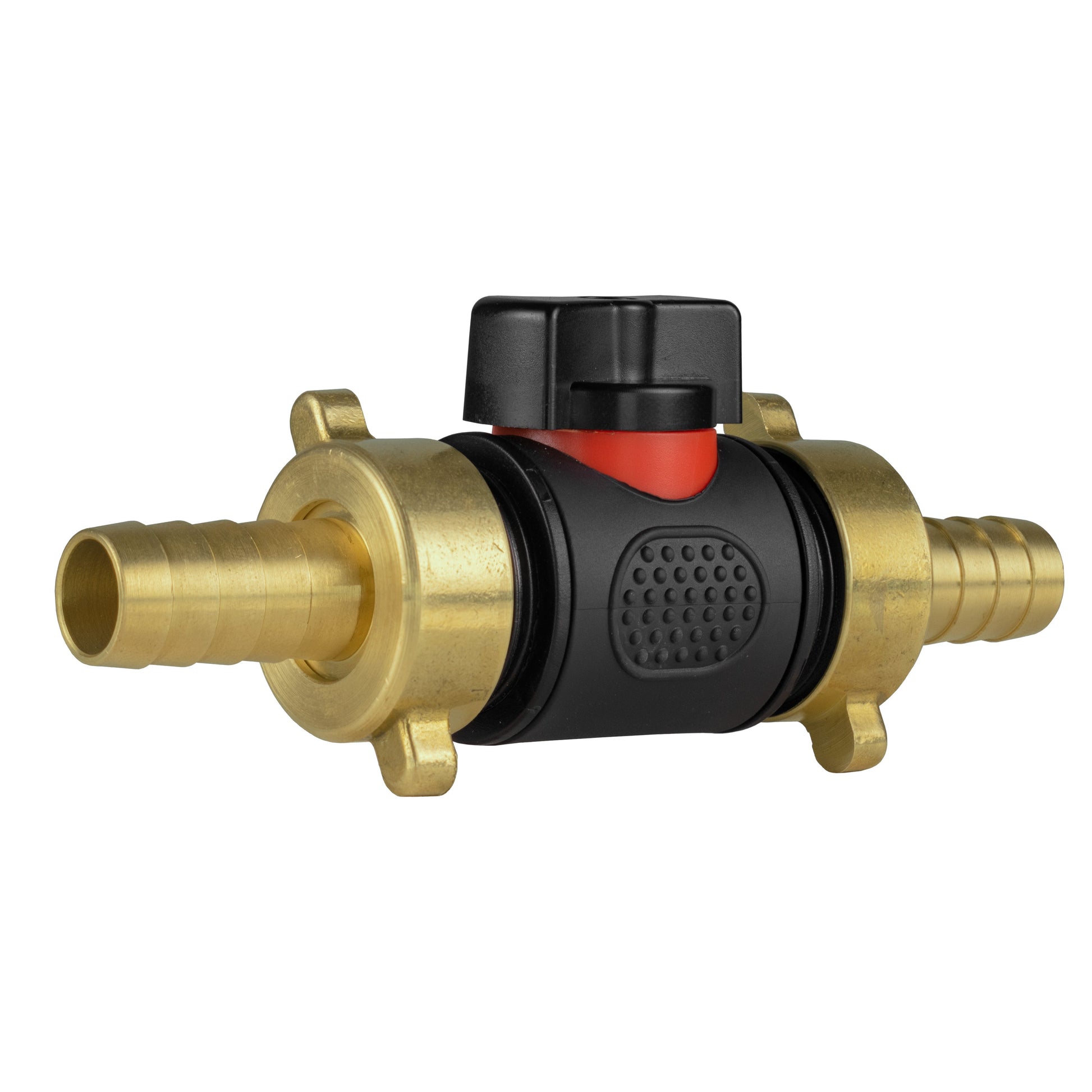 In-Line BSPM Valve with 2 x 13mm Brass Barb Connectors - Best4Trade-Retail Garden watering