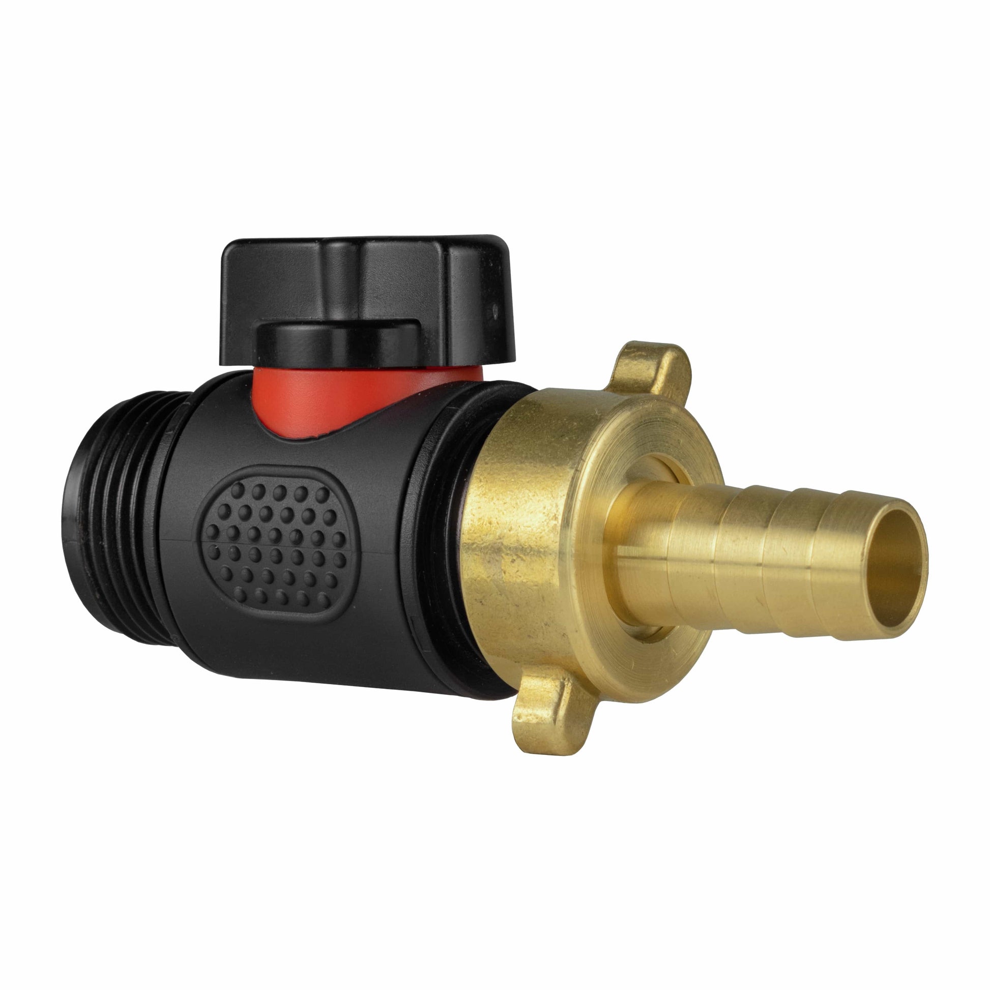 13mm Brass Barb with In-Line BSPM Threaded Valve - Best4Trade-Retail Garden watering