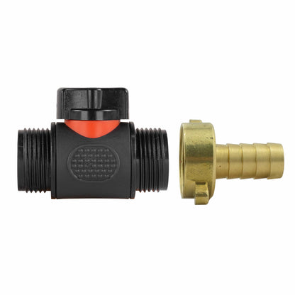 13mm Brass Barb with In-Line BSPM Threaded Valve - Best4Trade-Retail Garden watering