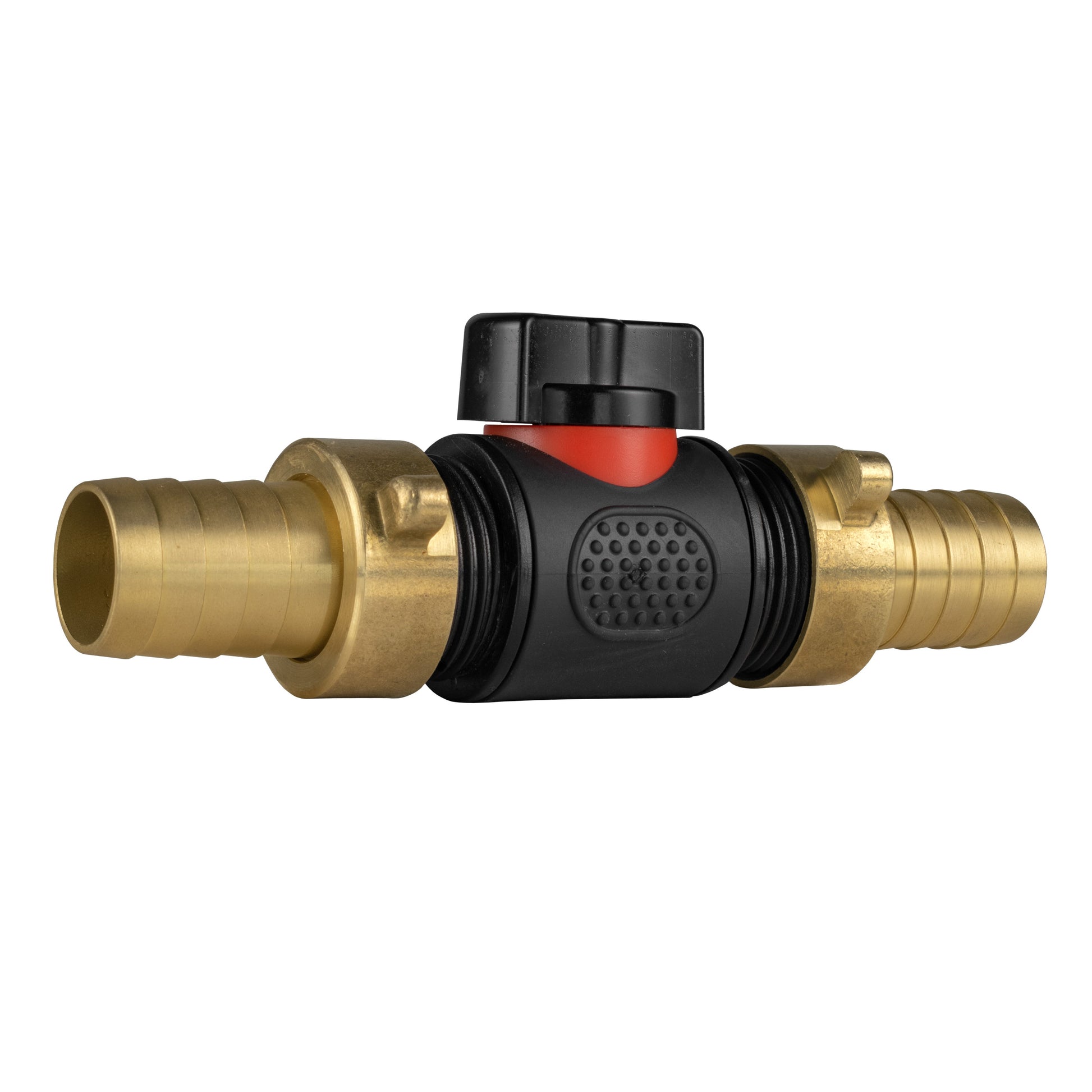 In-Line BSPM Valve with 2 x 19mm Brass Barb Connectors - Best4Trade-Retail Garden watering