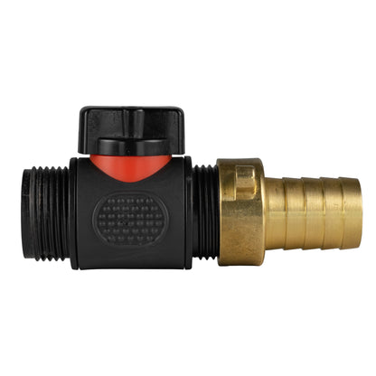 19mm Brass Barb with In-Line BSPM Threaded Valve - Best4Trade-Retail Garden watering