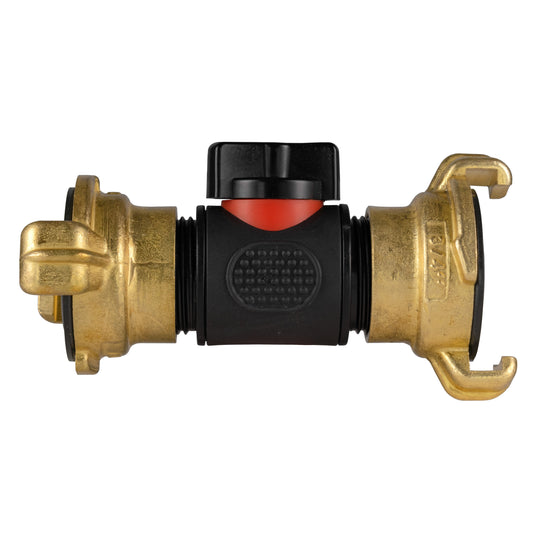 In-Line BSPM Valve with 2 x Geka Type Connectors - Best4Trade-Retail Garden watering