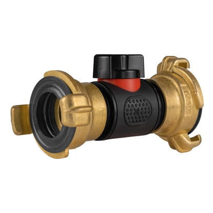 In-Line BSPM Valve with 2 x Geka Type Connectors - Best4Trade-Retail Garden watering