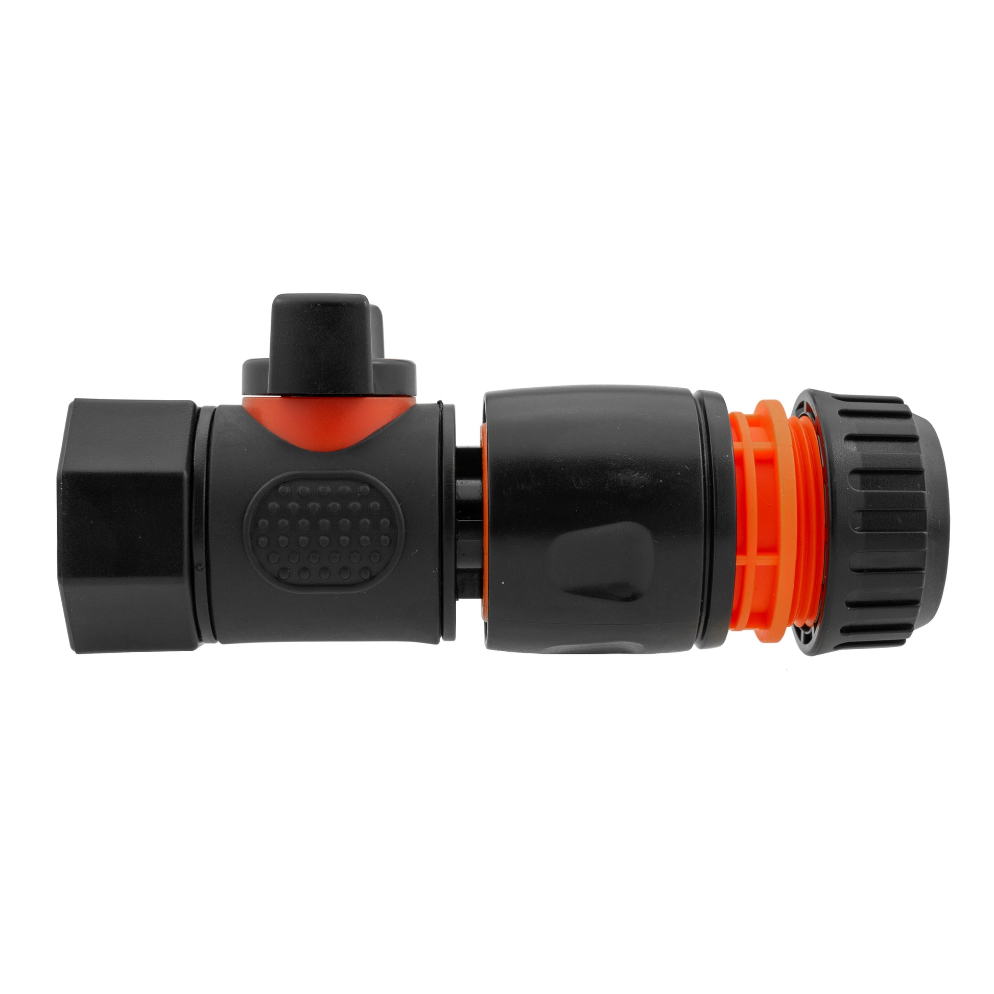 3/4" BSPF Thread Quick Connect Valve with Hose Connector Black - Best4Trade-Retail Garden watering