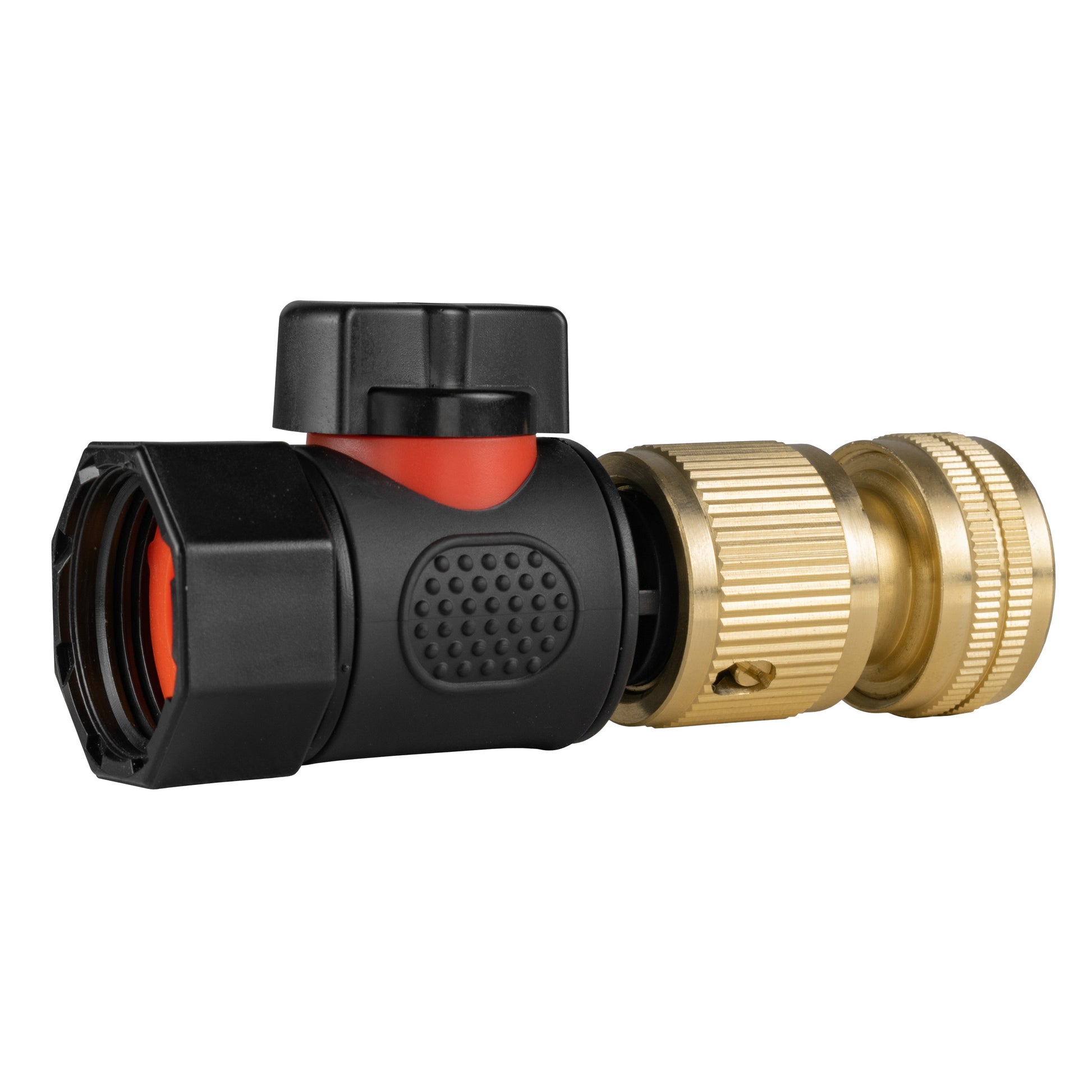 3/4" BSPF Thread Quick Connect Valve with Hose Connector Brass - Best4Trade-Retail Garden watering