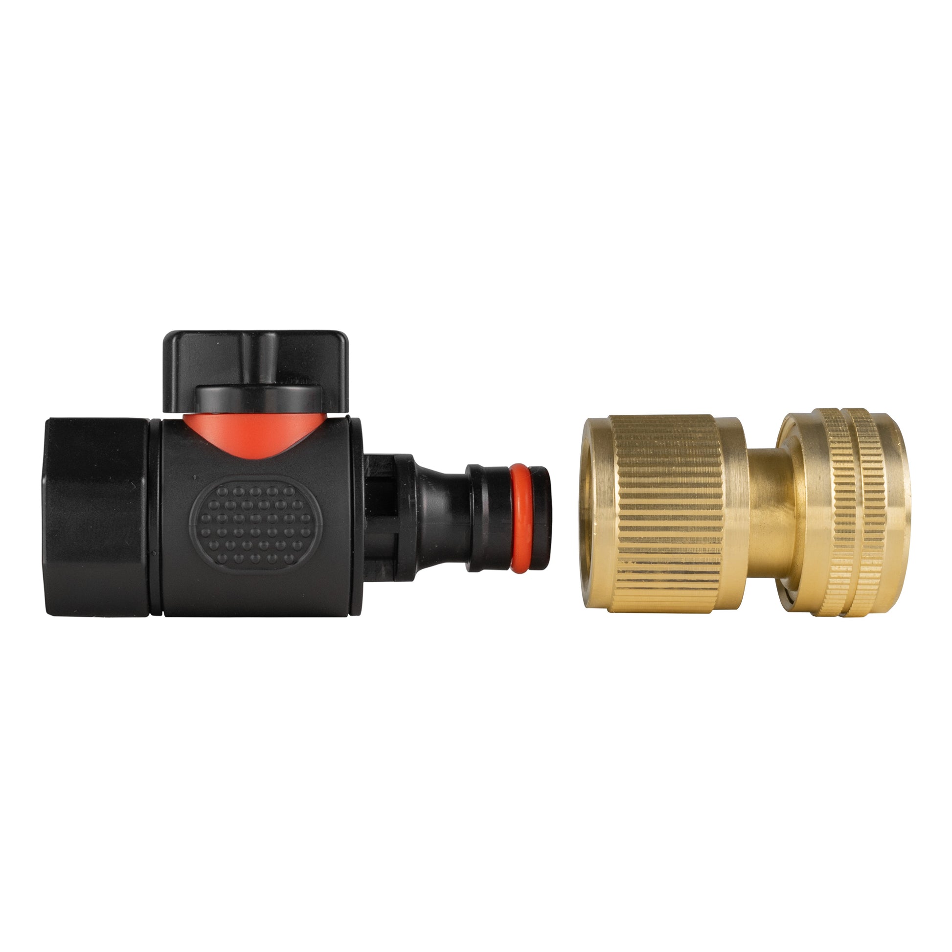 3/4" BSPF Thread Quick Connect Valve with Hose Connector Brass - Best4Trade-Retail Garden watering