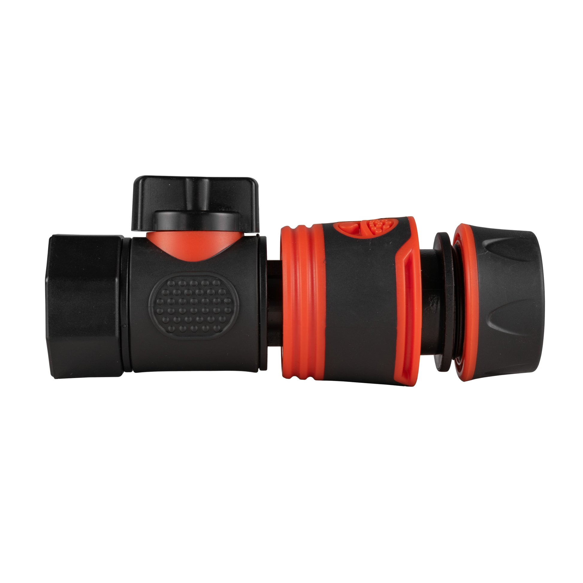 3/4" BSPF Thread Quick Connect Valve with Hose Connector Black Soft - Best4Trade-Retail Garden watering