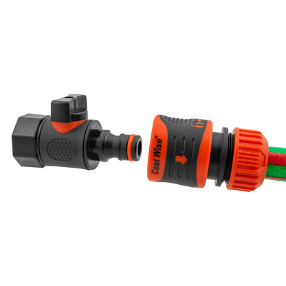3/4" BSPF Thread Quick Connect Valve with Hose Connector Lock - Best4Trade-Retail Garden watering