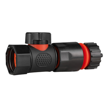 3/4" BSPF Thread Quick Connect Valve with Hose Connector 4mm Barb - Best4Trade-Retail Garden watering