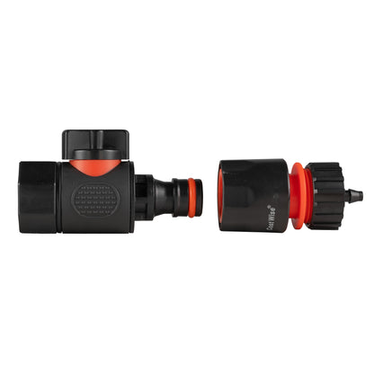 3/4" BSPF Thread Quick Connect Valve with Hose Connector 4mm Barb - Best4Trade-Retail Garden watering