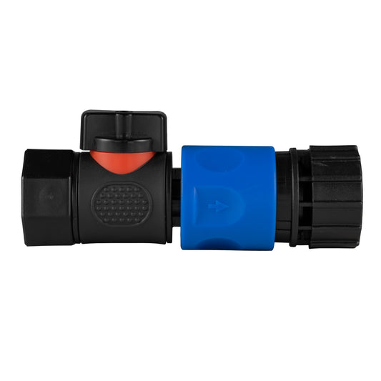 3/4" BSPF Thread Quick Connect Valve with Hose Connector 3/4" BSPF - Best4Trade-Retail Garden watering