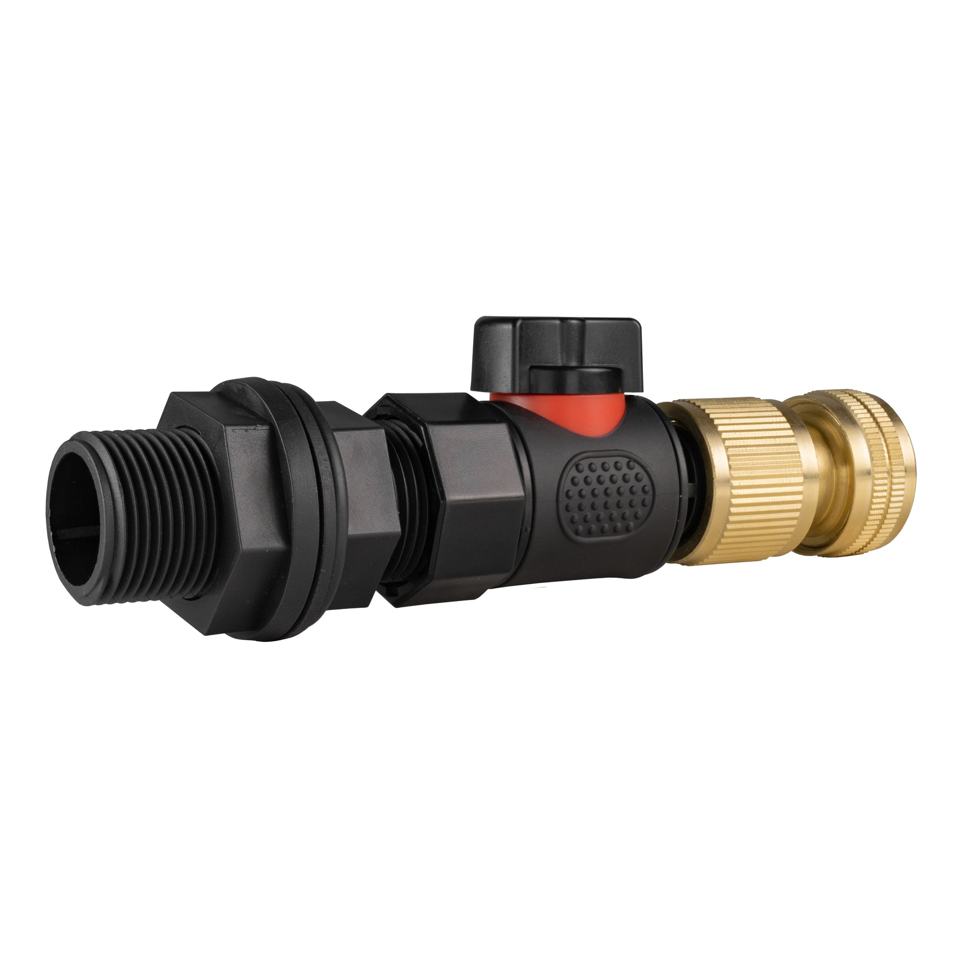 Water Butt Connector 3/4" BSP with BSPF-Quick Connect Valve & Hose Connector Brass - Best4Trade-Retail Garden watering