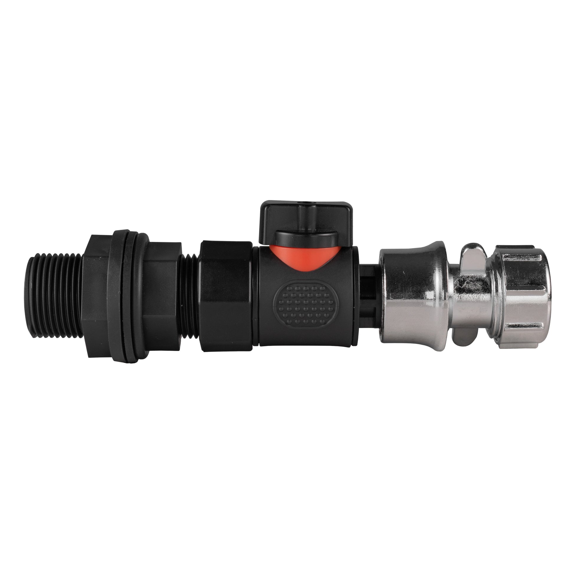 Water Butt Connector 3/4" BSP with BSPF-Quick Connect Valve & Hose Connector Zinc - Best4Trade-Retail Garden watering