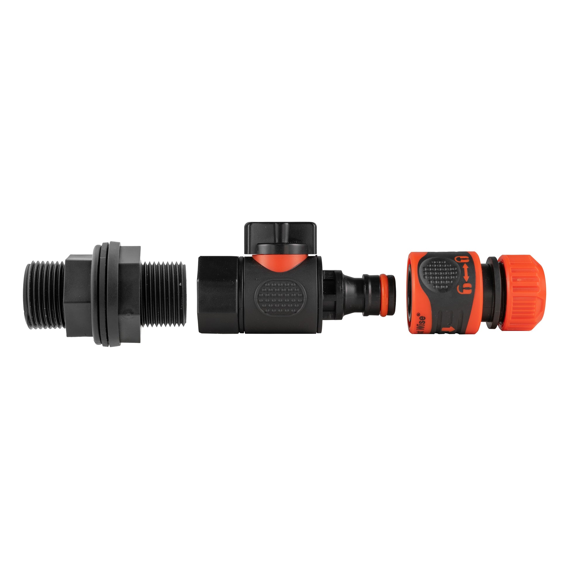 Water Butt Connector 3/4" BSP with BSPF-Quick Connect Valve & Hose Connector Lock - Best4Trade-Retail Garden watering