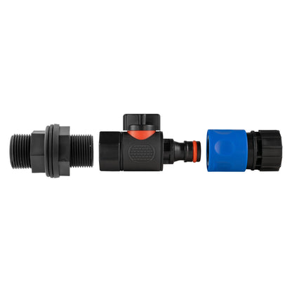 Water Butt Connector 3/4" BSP with BSPF-Quick Connect Valve & Hose Connector 3/4" BSPF - Best4Trade-Retail Garden watering