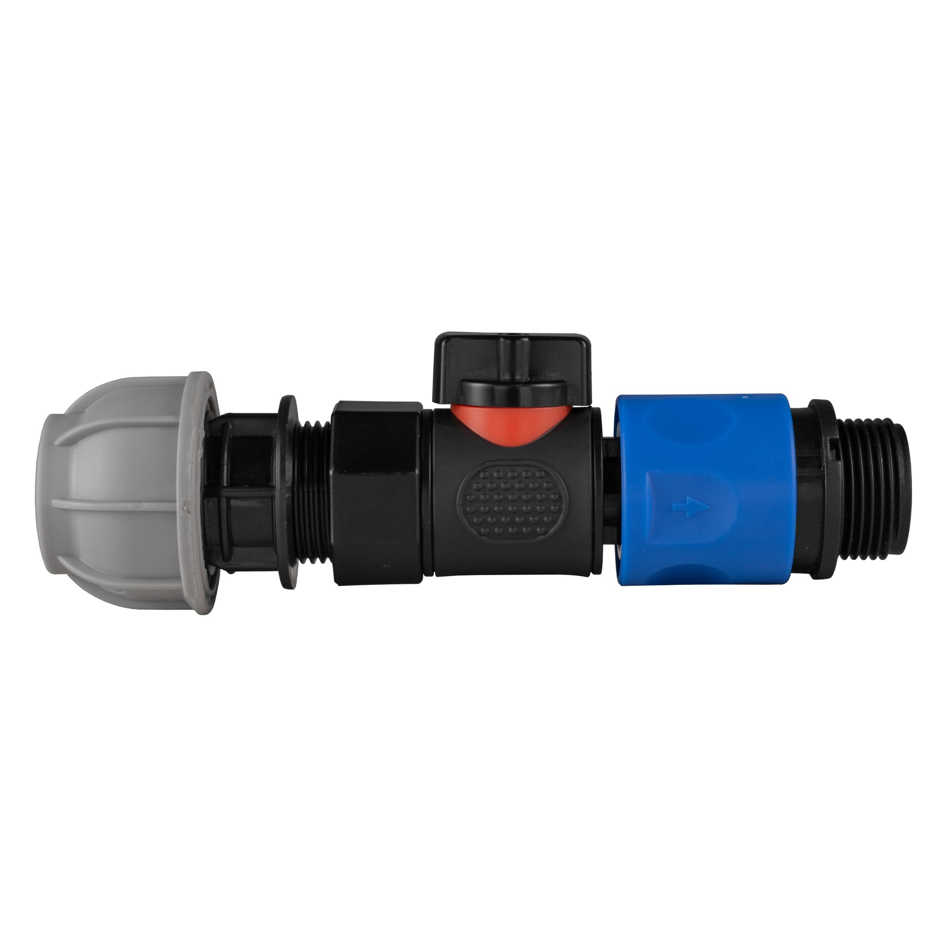 20mm MDPE Straight with BSPF-Quick Connect Valve & Hose Connector 3/4" BSPM - Best4Trade-Retail Garden watering