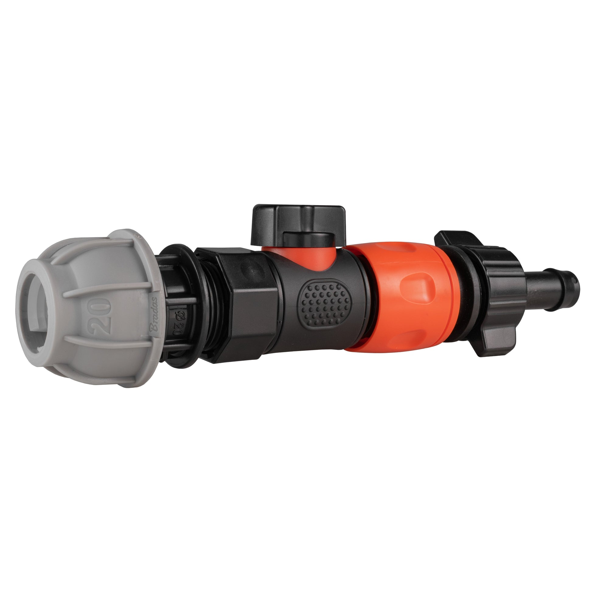 20mm MDPE Straight with BSPF-Quick Connect Valve & Hose Connector 16mm Barb - Best4Trade-Retail Garden watering