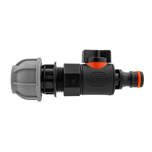 20mm MDPE Straight with BSPF Thread-Quick Connect Male Valve - Best4Trade-Retail Garden watering