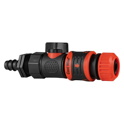 16mm Barbed Straight with BSPF-Quick Connect Valve & Hose Connector Lock - Best4Trade-Retail Garden watering