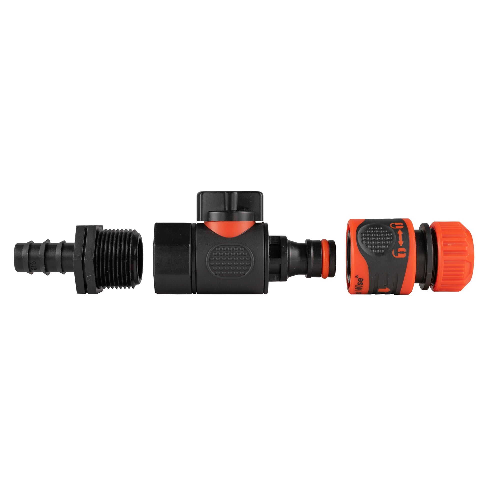 16mm Barbed Straight with BSPF-Quick Connect Valve & Hose Connector Lock - Best4Trade-Retail Garden watering