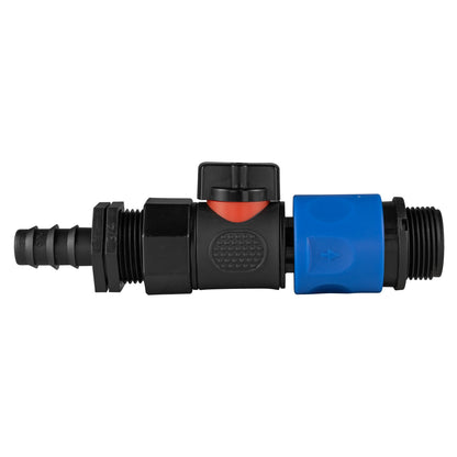 16mm Barbed Straight with BSPF-Quick Connect Valve & Hose Connector 3/4" BSPM - Best4Trade-Retail Garden watering