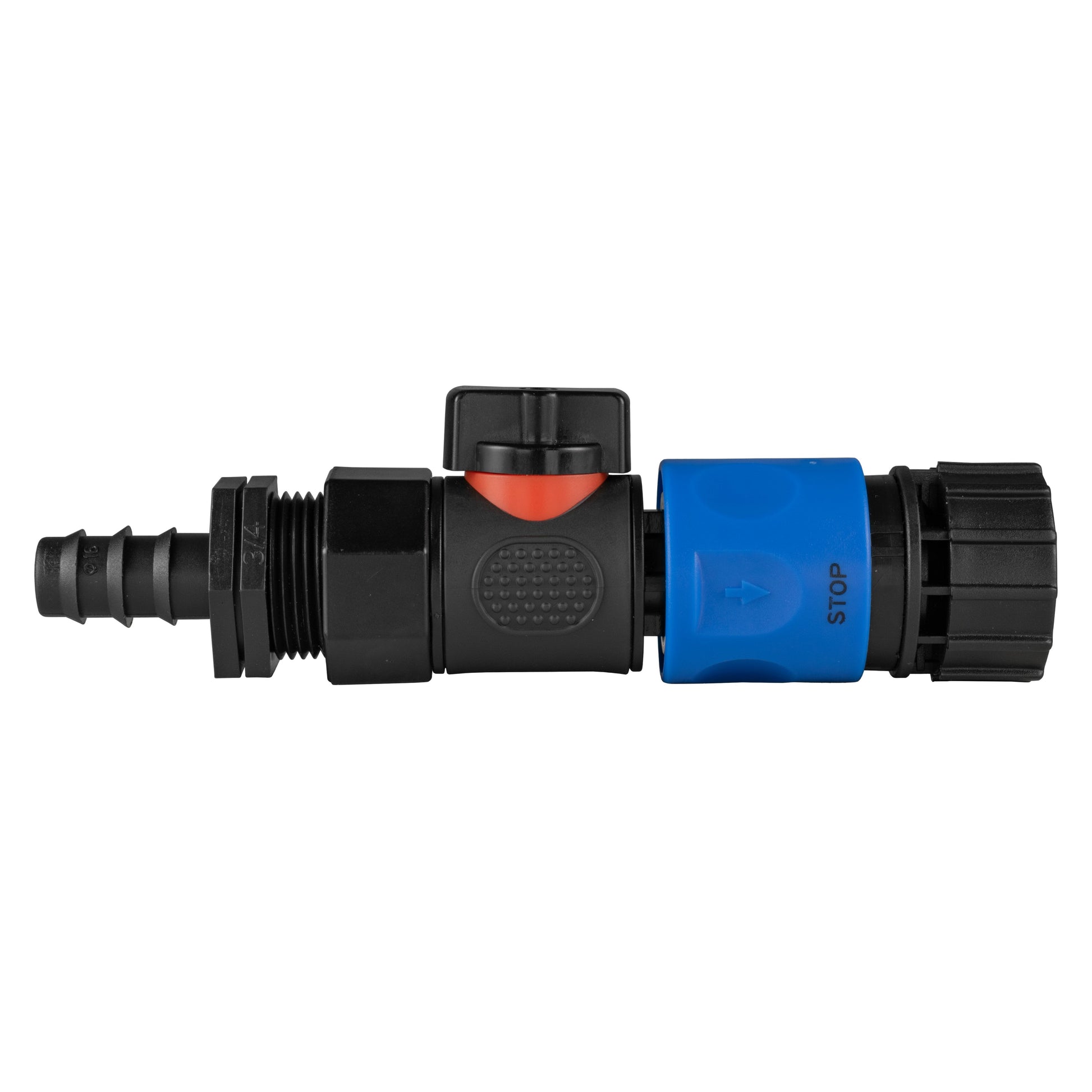 16mm Barbed Straight with BSPF-Quick Connect Valve & Hose Connector 3/4" BSPF - Best4Trade-Retail Garden watering