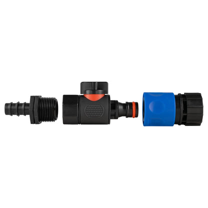 16mm Barbed Straight with BSPF-Quick Connect Valve & Hose Connector 3/4" BSPF - Best4Trade-Retail Garden watering