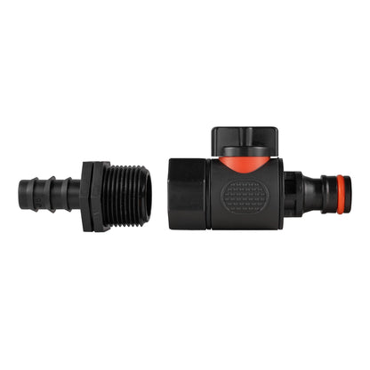 16mm Barbed Straight with BSPF Thread-Quick Connect Male Valve - Best4Trade-Retail Garden watering
