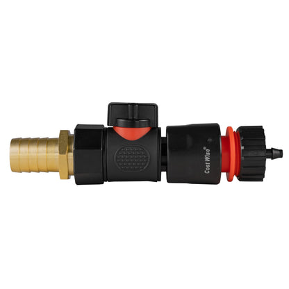 19mm Brass Barb with BSPF-Quick Connect Valve & Hose Connector 4mm Barb - Best4Trade-Retail Garden watering