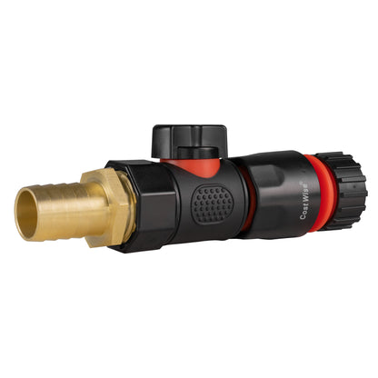 19mm Brass Barb with BSPF-Quick Connect Valve & Hose Connector 4mm Barb - Best4Trade-Retail Garden watering