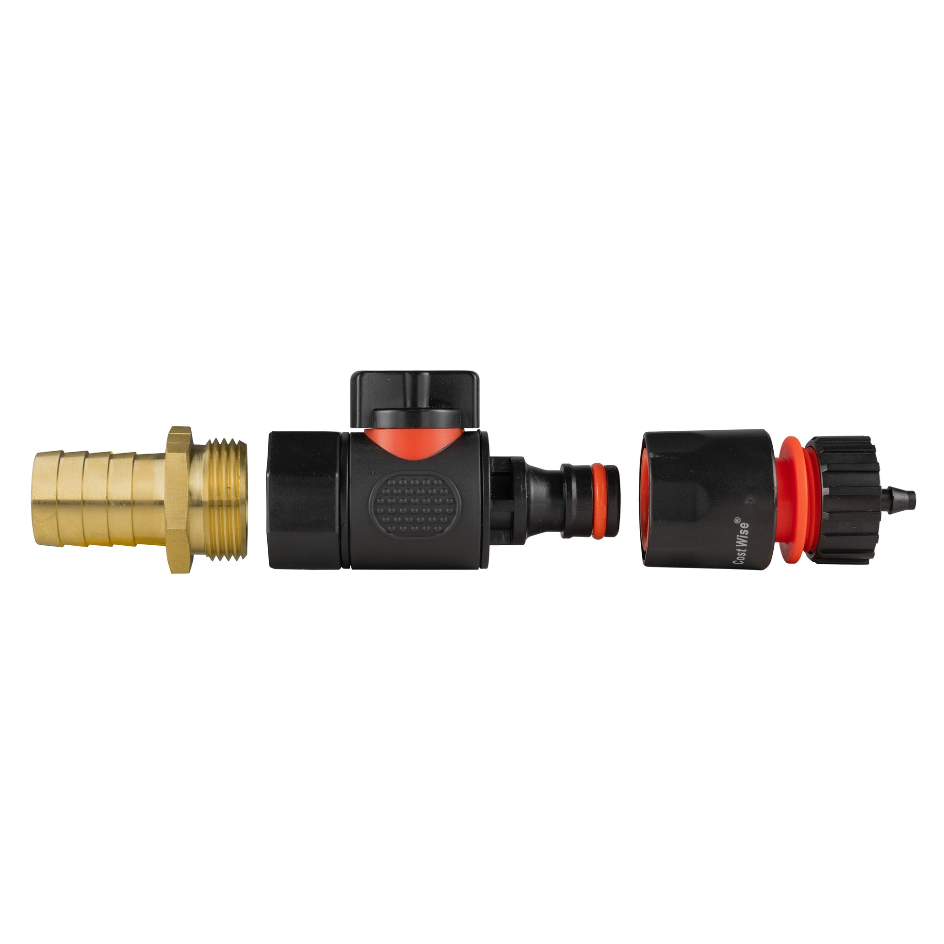 19mm Brass Barb with BSPF-Quick Connect Valve & Hose Connector 4mm Barb - Best4Trade-Retail Garden watering