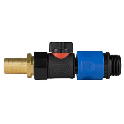 19mm Brass Barb with BSPF-Quick Connect Valve & Hose Connector 3/4" BSPM - Best4Trade-Retail Garden watering