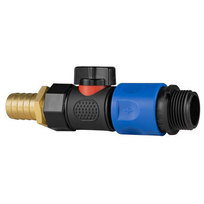 19mm Brass Barb with BSPF-Quick Connect Valve & Hose Connector 3/4" BSPM - Best4Trade-Retail Garden watering