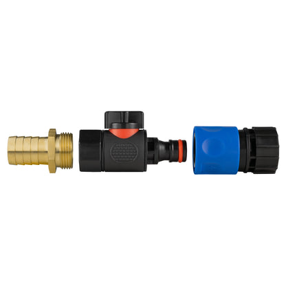 19mm Brass Barb with BSPF-Quick Connect Valve & Hose Connector 3/4" BSPF - Best4Trade-Retail Garden watering