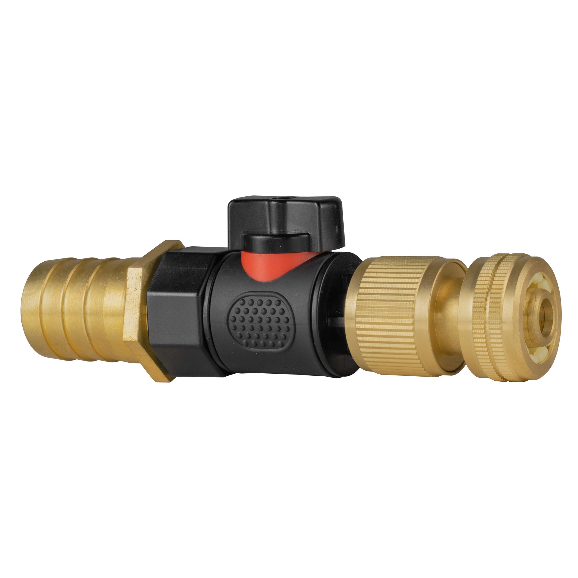25mm Brass Barb with BSPF-Quick Connect Valve & Hose Connector Brass - Best4Trade-Retail Garden watering