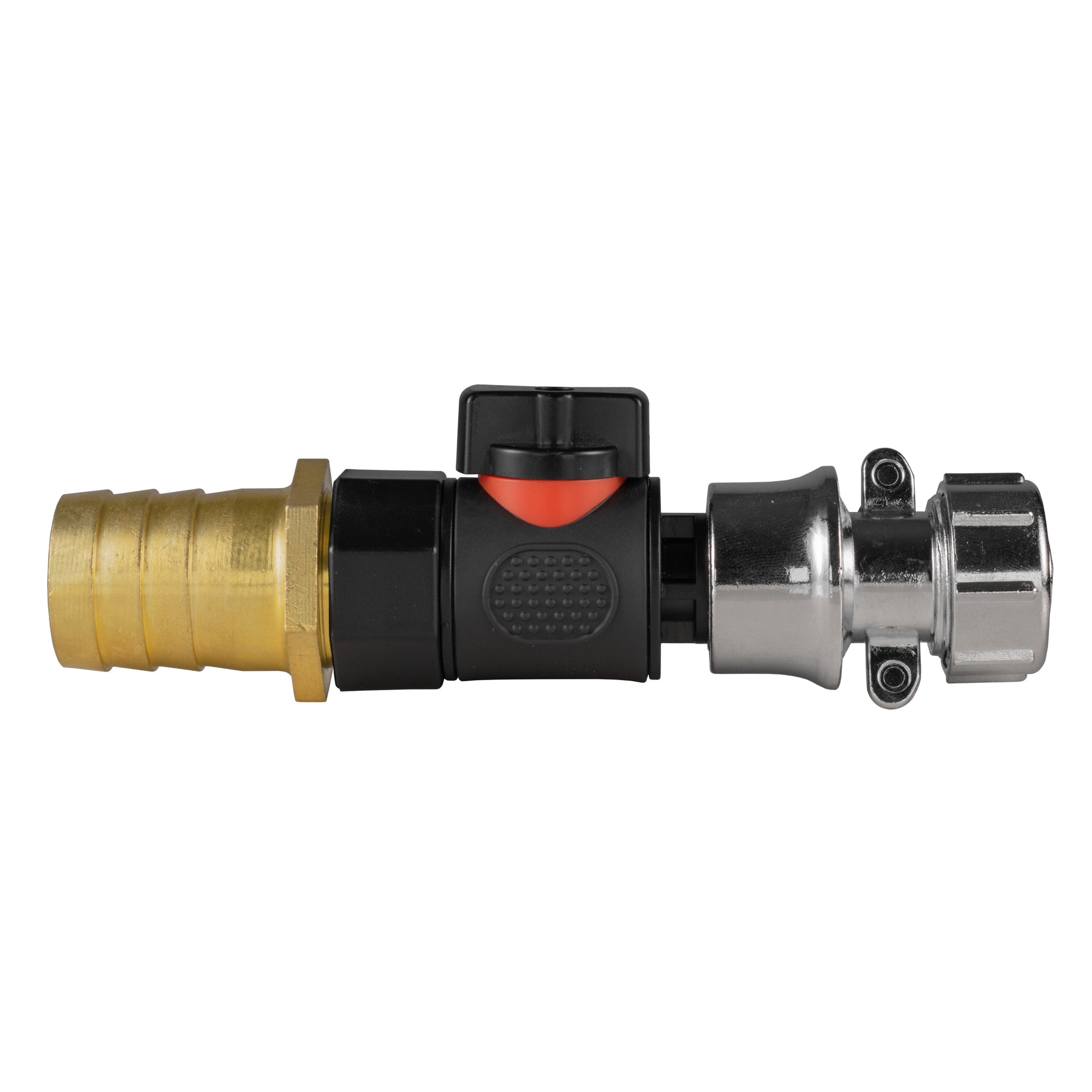 25mm Brass Barb with BSPF-Quick Connect Valve & Hose Connector Zinc - Best4Trade-Retail Garden watering
