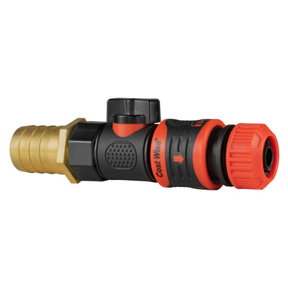 25mm Brass Barb with BSPF-Quick Connect Valve & Hose Connector Lock - Best4Trade-Retail Garden watering