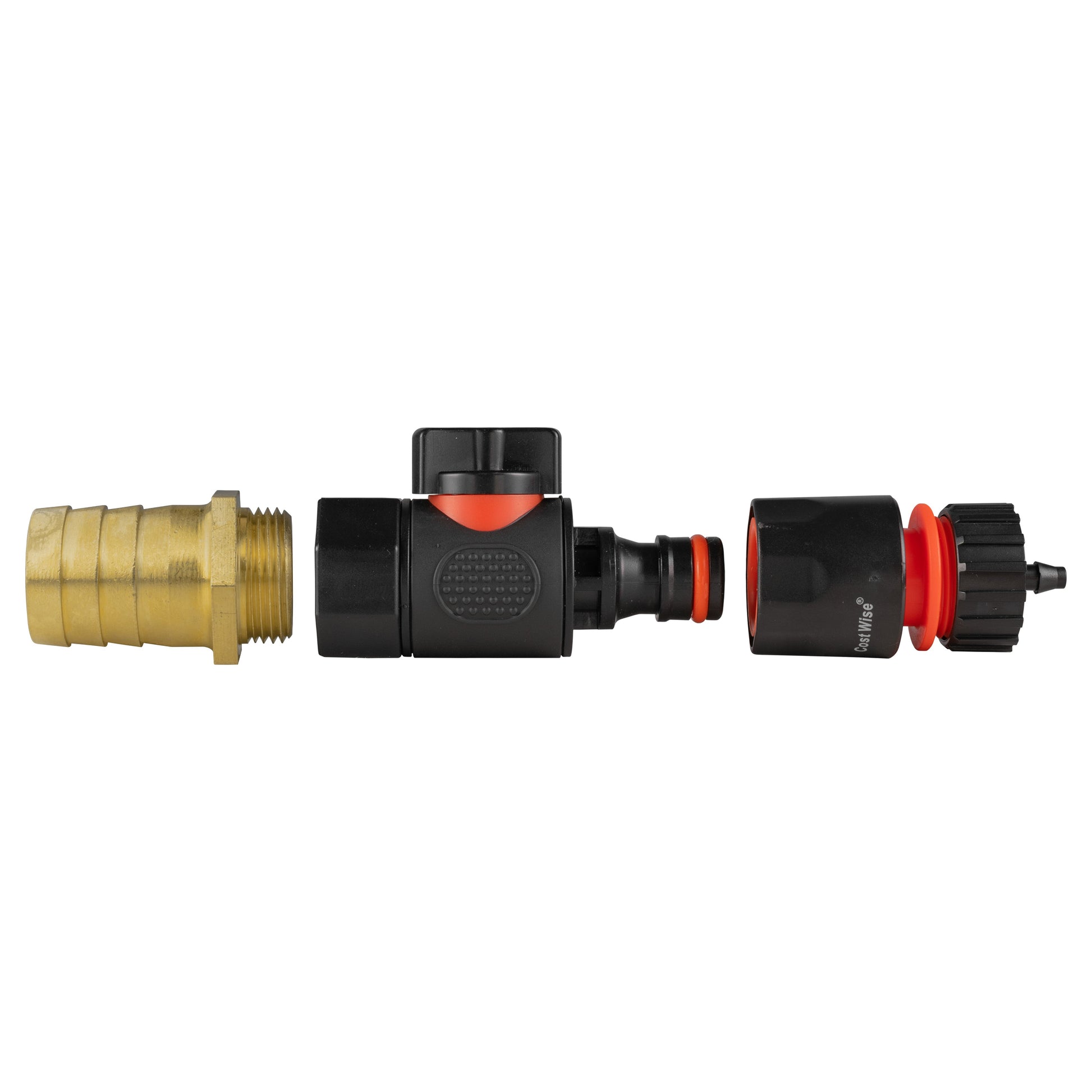 25mm Brass Barb with BSPF-Quick Connect Valve & Hose Connector 4mm Barb - Best4Trade-Retail Garden watering